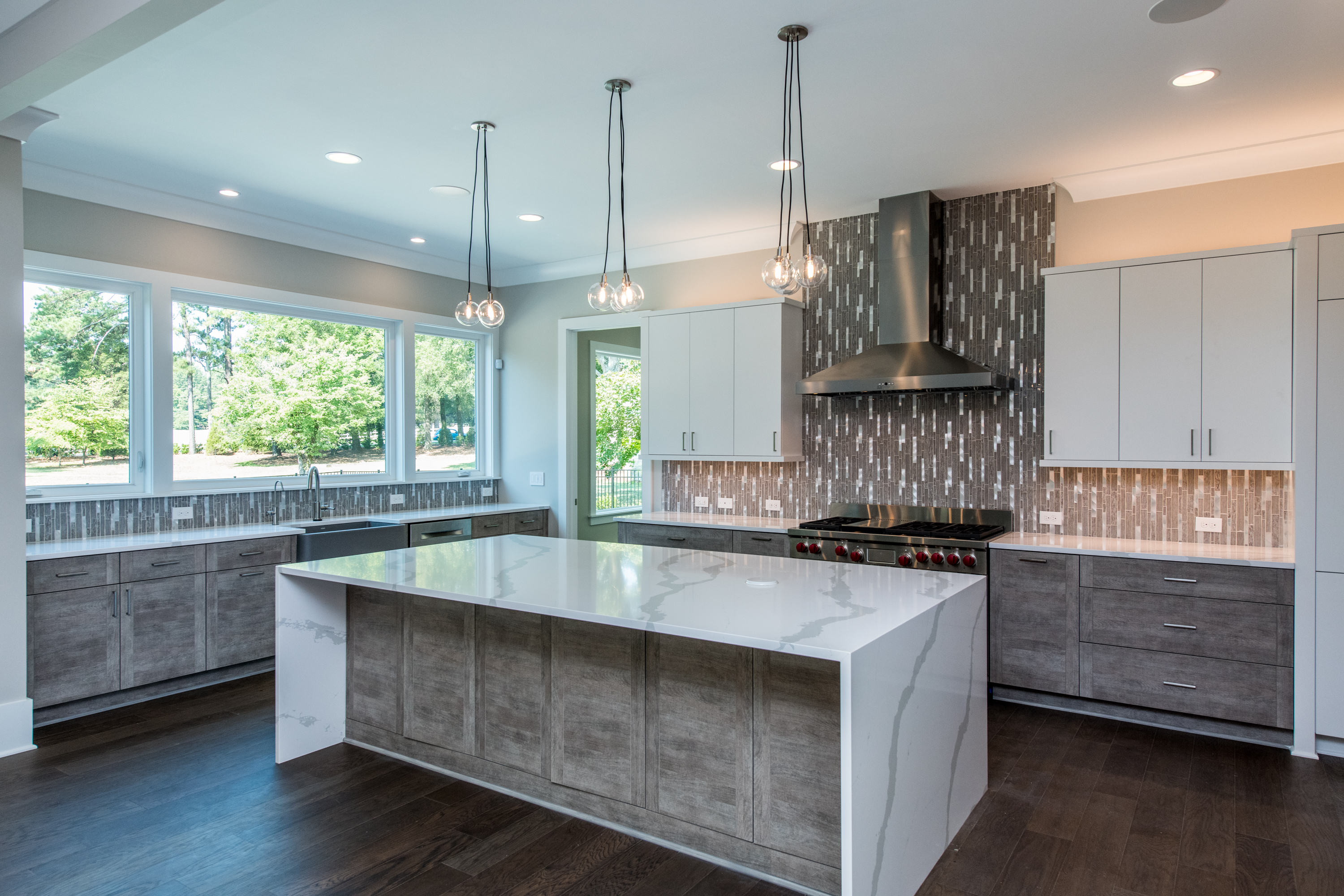 Custom island kitchen